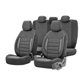 Auto Sitzbezug Set Universal Vorne und Hinten Komfortabel Komplett Set